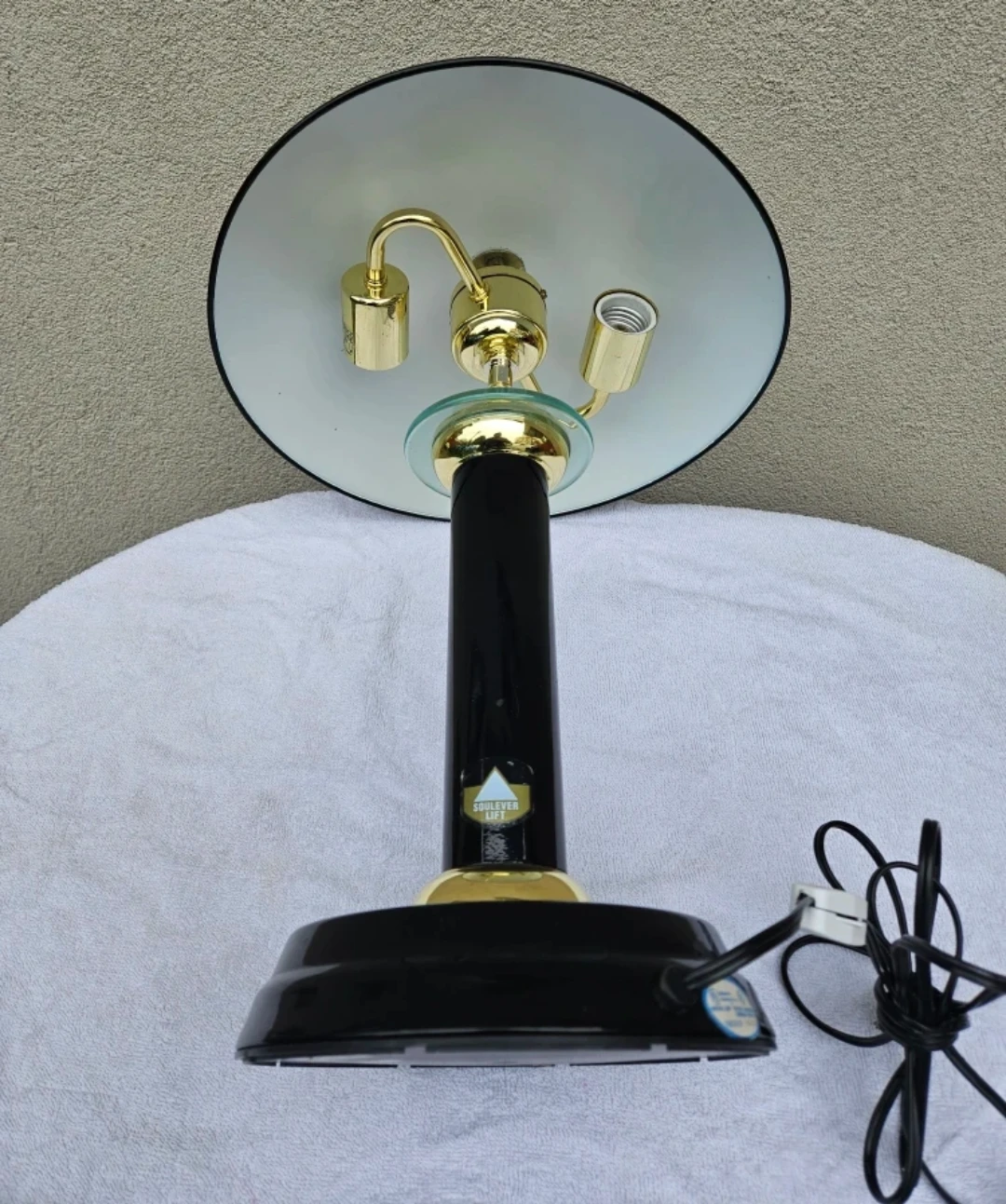 Vintage Soulever Lift  Black Table Lamp - photo 2