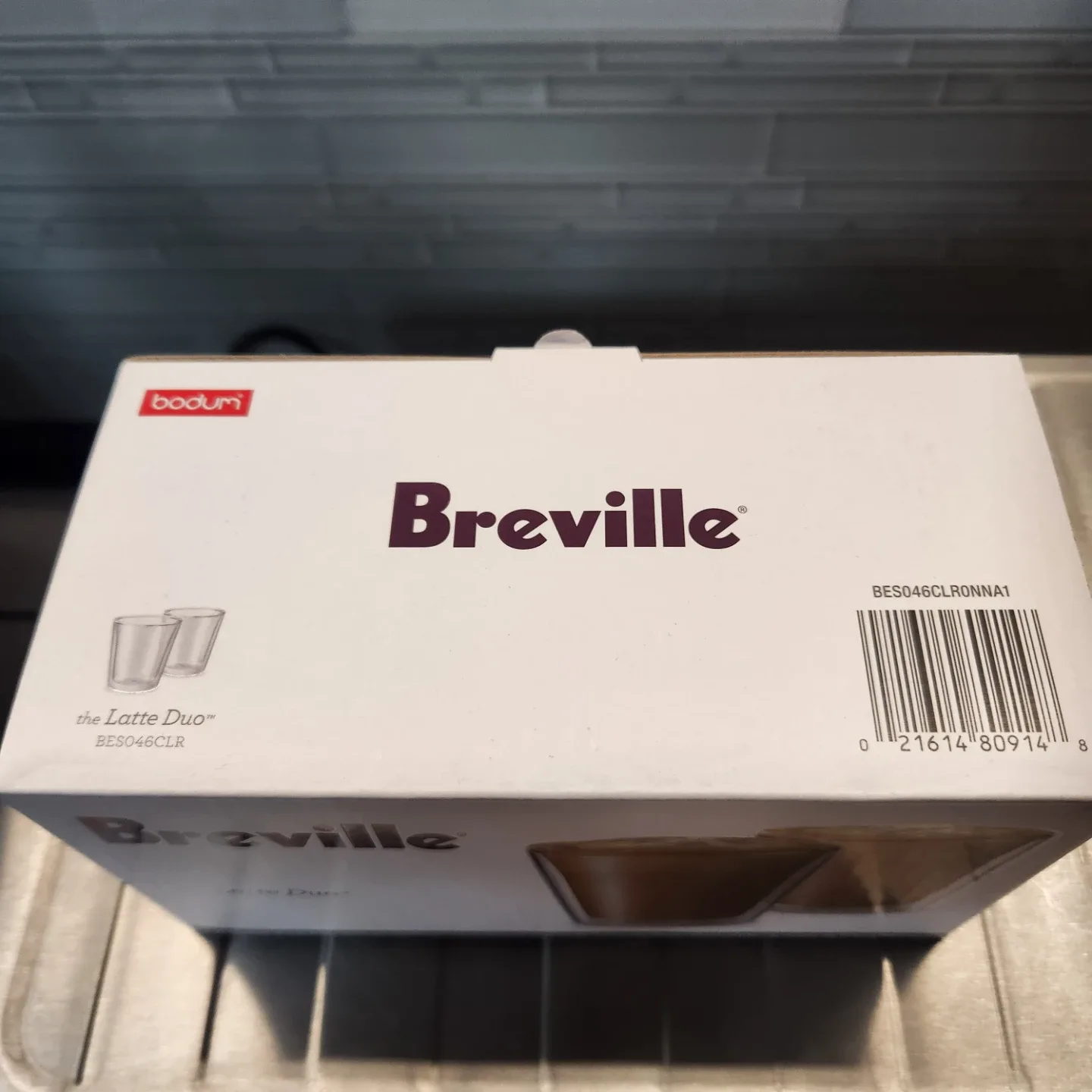 Breville Latte Duo Glasses - New in Box! image indicator(2)