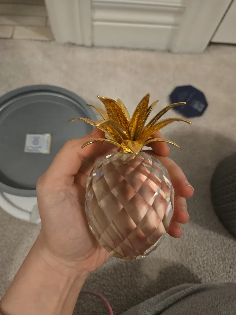 Swarovski Silver Crystal Art 7507 NR 105001 Pineapple image indicator(2)