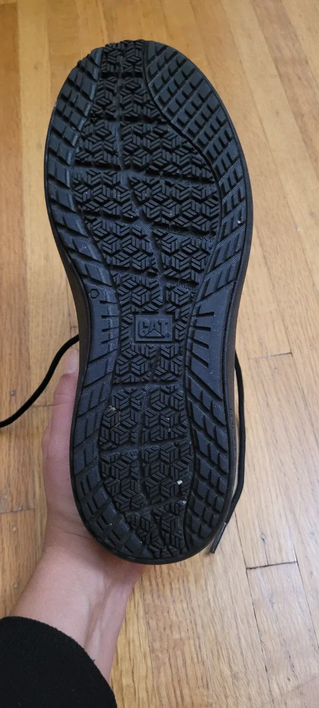 CAT Black Leather Work Shoes image indicator(5)