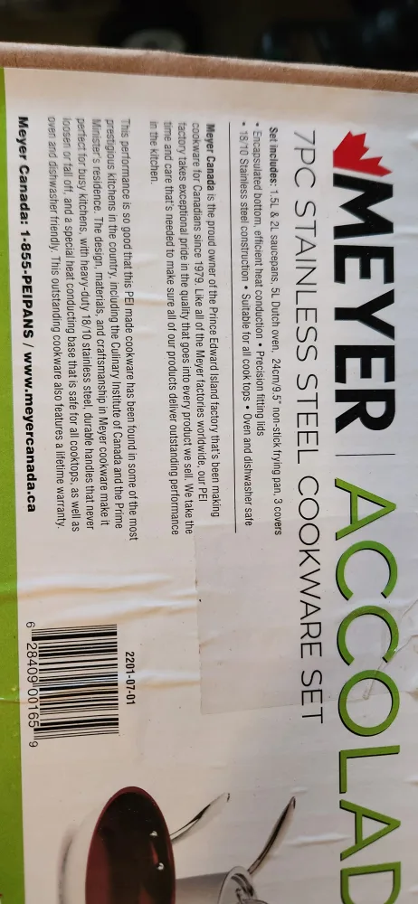 Meyer Accolade 7-Piece Stainless Steel Cookware Set image indicator(2)