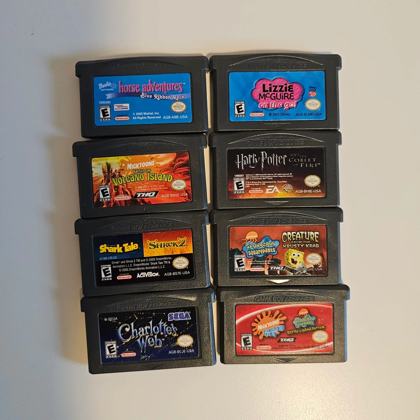 Gameboy Advance SP Games + Travel Bag thumbnail