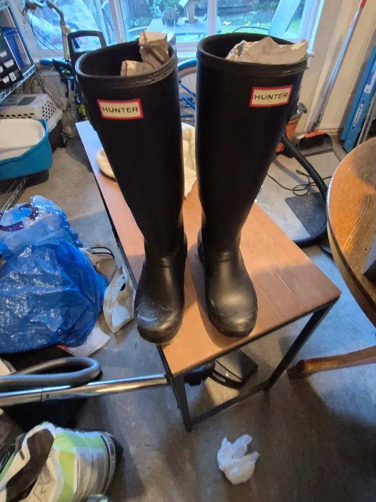 Hunter Rain Boots, Black
