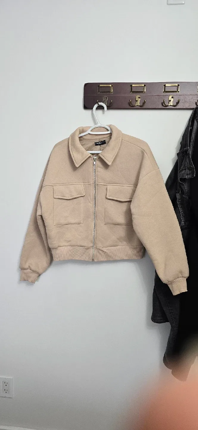 Brand new DeFacto Beige Jacket - Size M image indicator(7)