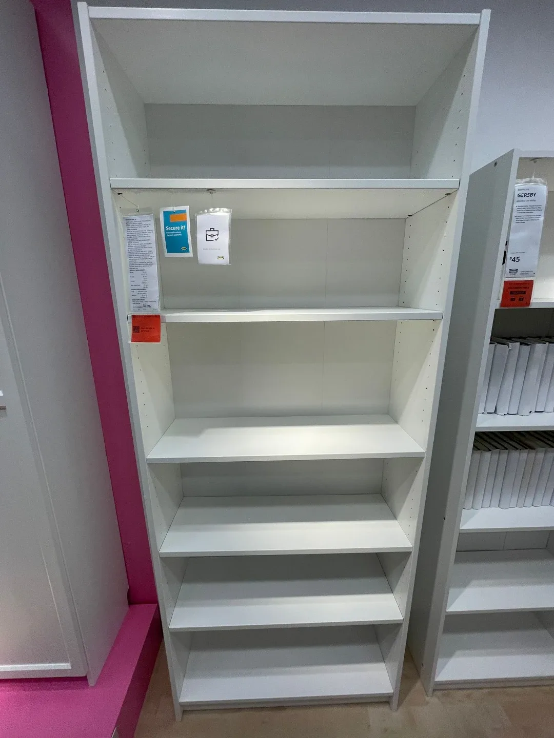 IKEA BILLY Bookcase - 80x28x202 cm, White