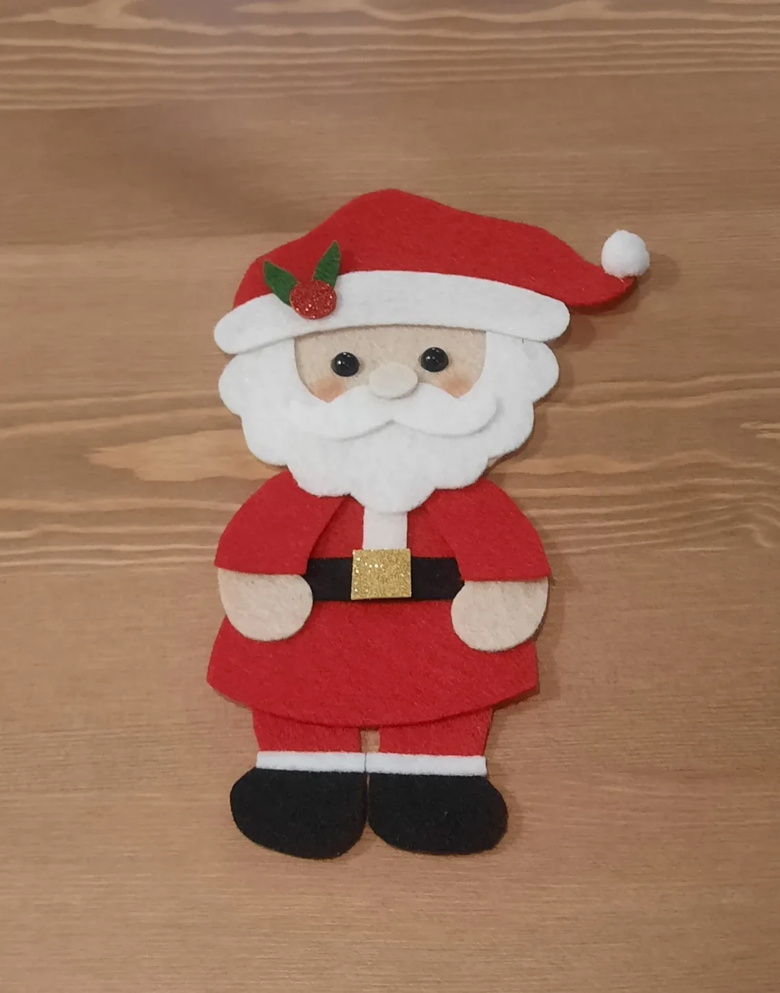 Felt Santa Christmas Ornaments