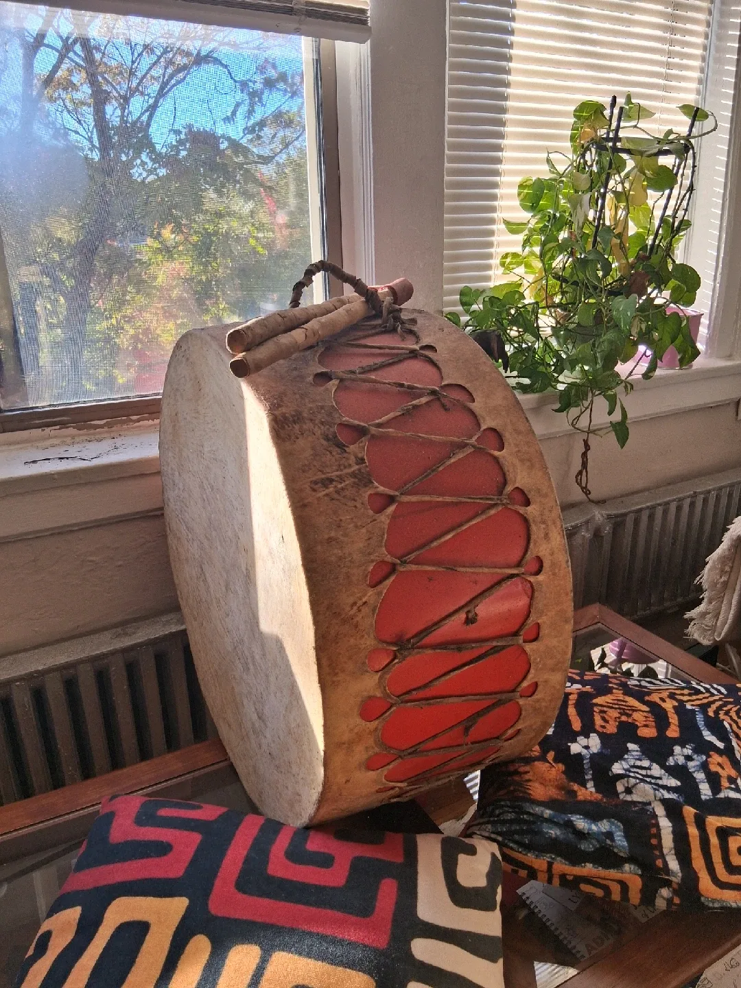 Handmade Indigenous Zulu Drum