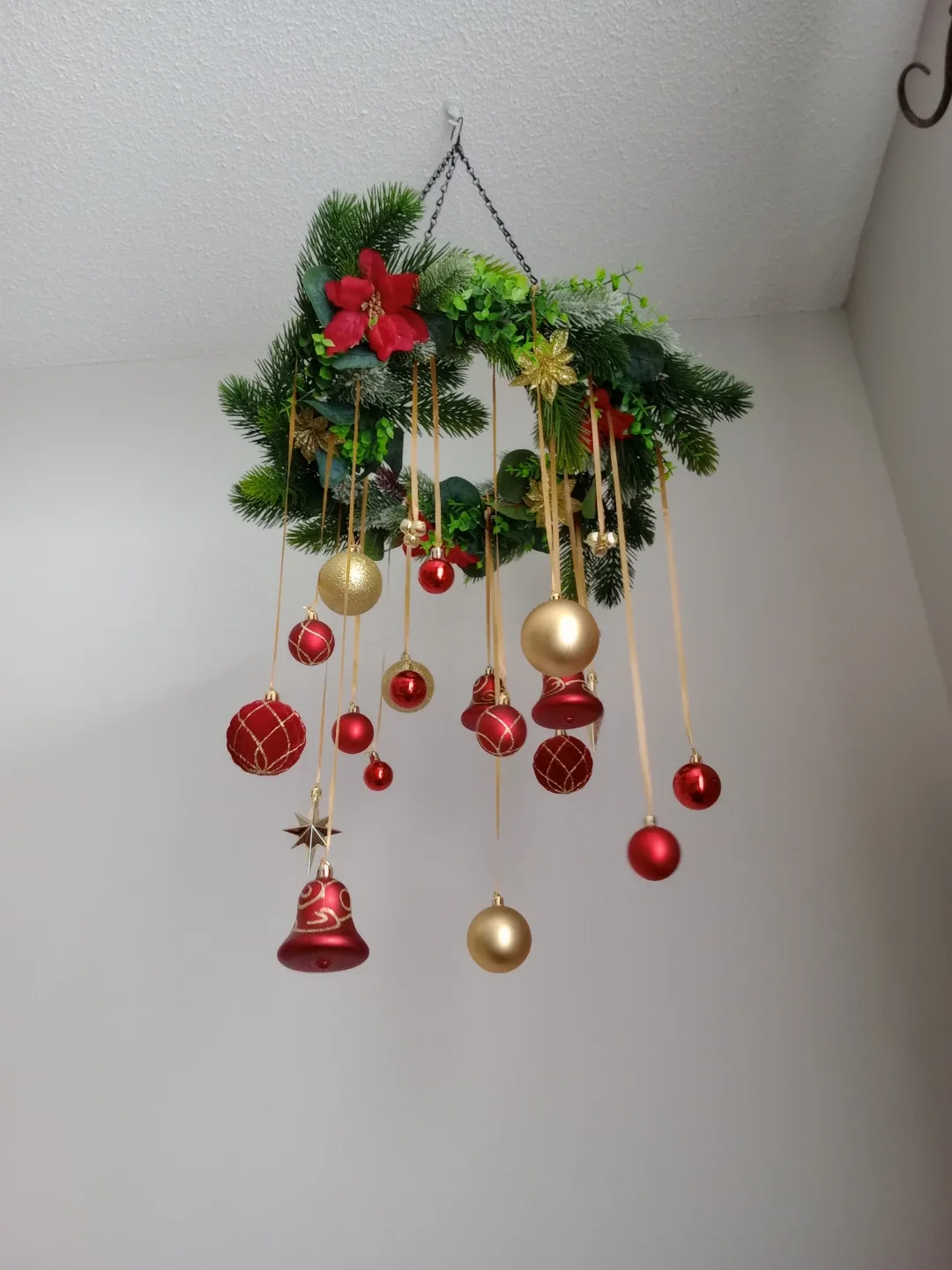 Winter/Christmas Ornament Chandelier