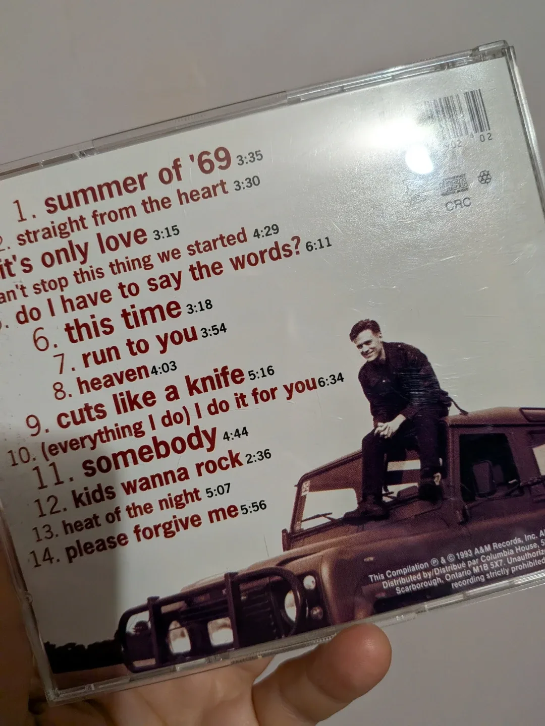 Bryan Adams - So Far So Good CD image indicator(2)