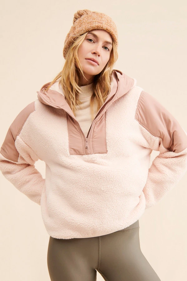 Free People Fleece Hooded Pullover - photo 2