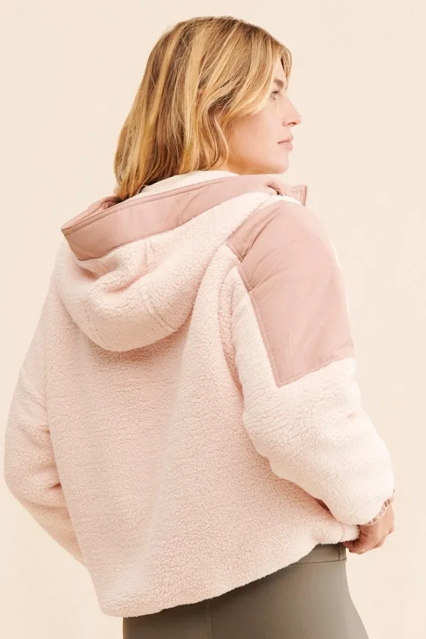 Free People Fleece Hooded Pullover image indicator(3)