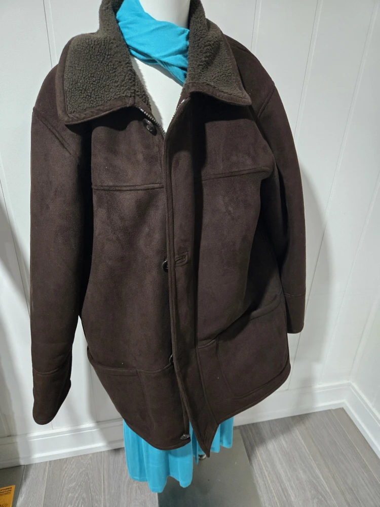 Mantles Brown Shearling Jacket (L/G) - photo 5