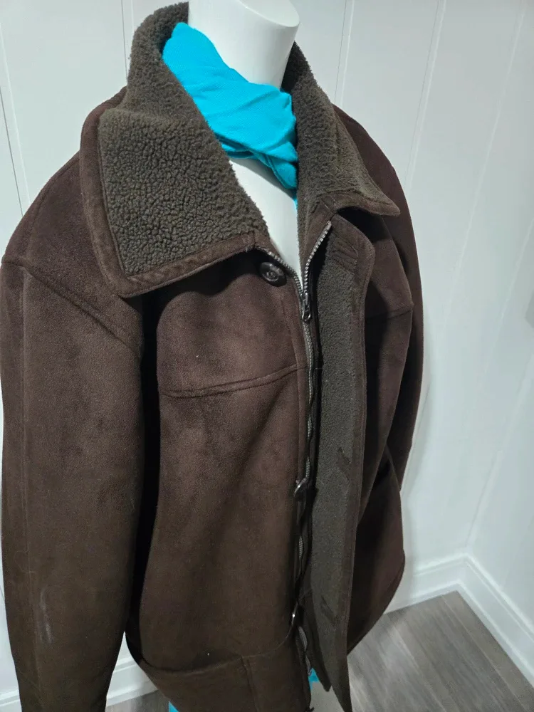 Mantles Brown Shearling Jacket (L/G)