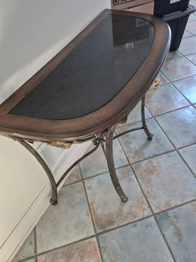 Half-Moon Entryway Table - photo 5
