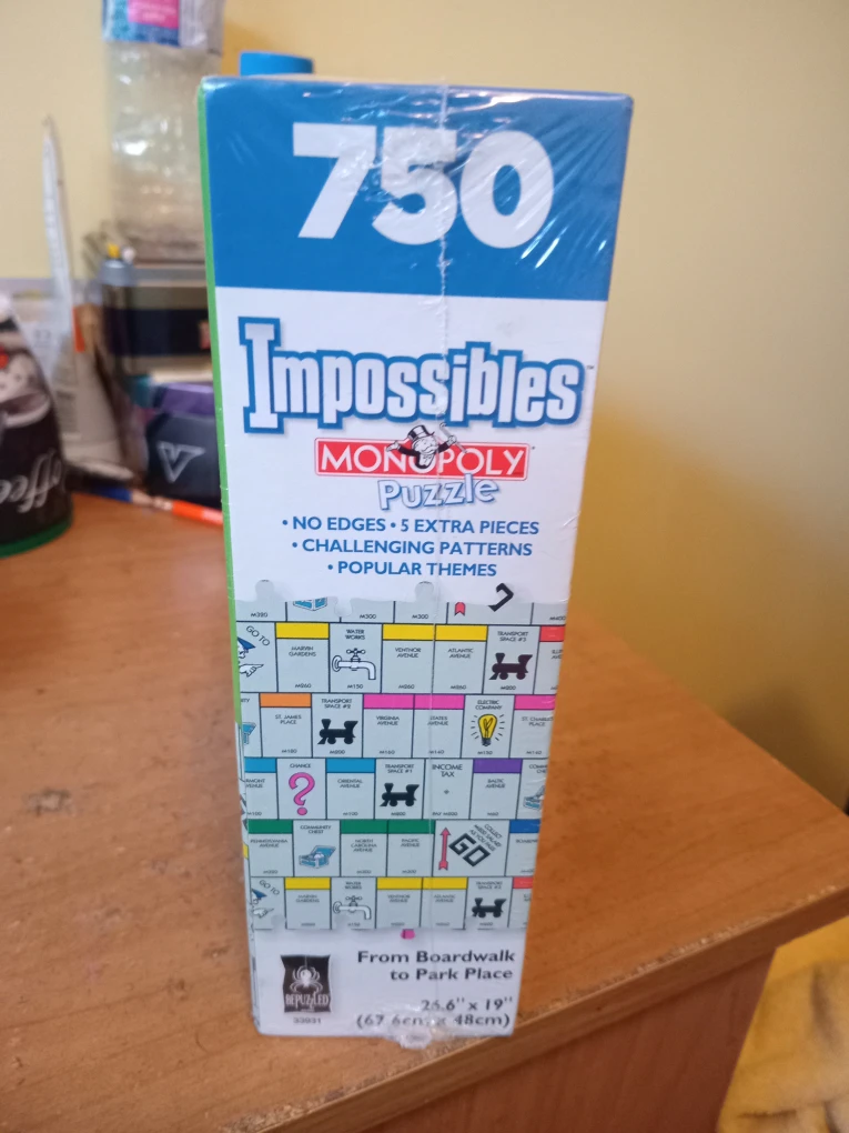750 Pieces Monolopy Impossible Puzzle - photo 4