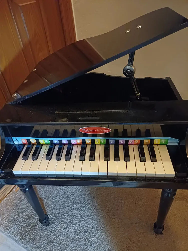 Melissa & Doug Black Toy Piano - FAST PICK UP! image indicator(3)