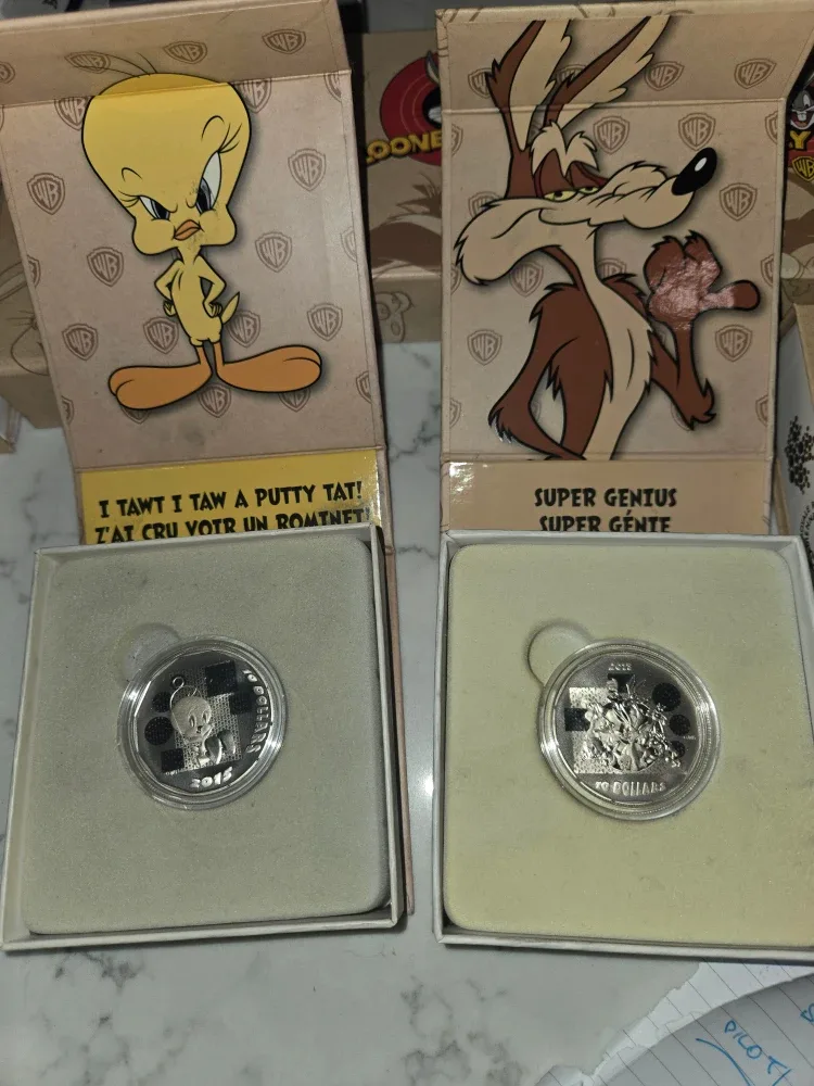 Looney Tunes Silver Coins (Tweety & Wile E. Coyote) image indicator(2)