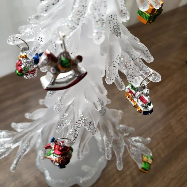 Glass Christmas Tree with Ornaments image indicator(3)