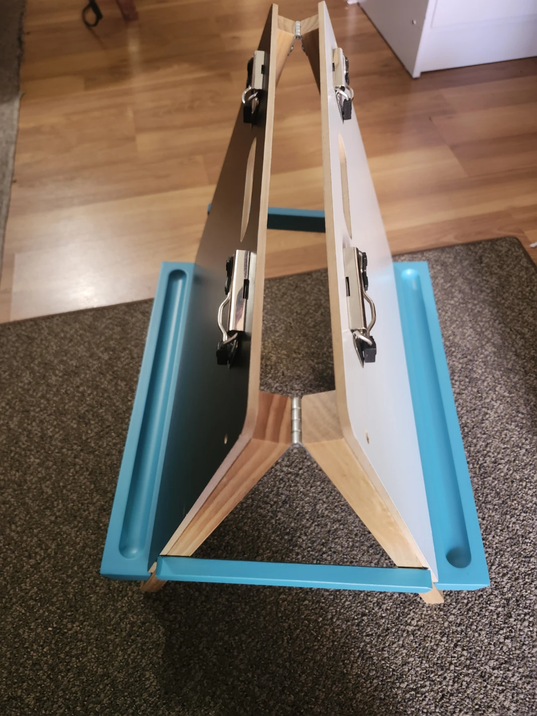 Melissa & Doug Deluxe Standing Art Easel - White/Black