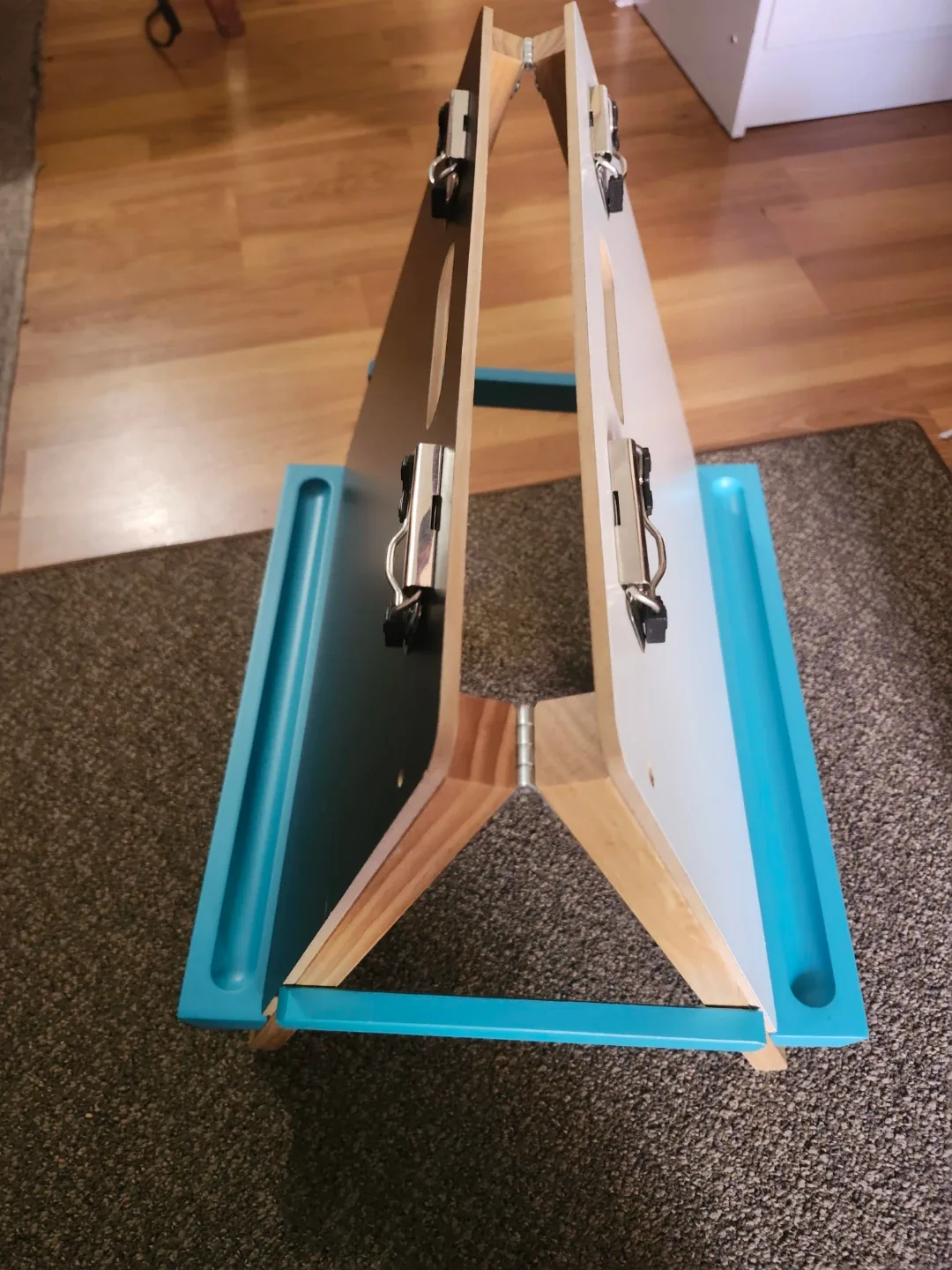 Melissa & Doug Deluxe Standing Art Easel - White/Black