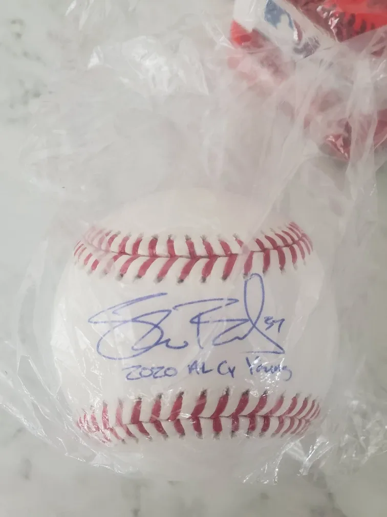 Rawlings Shane Bieber Signed MLB Baseball - New in Box!