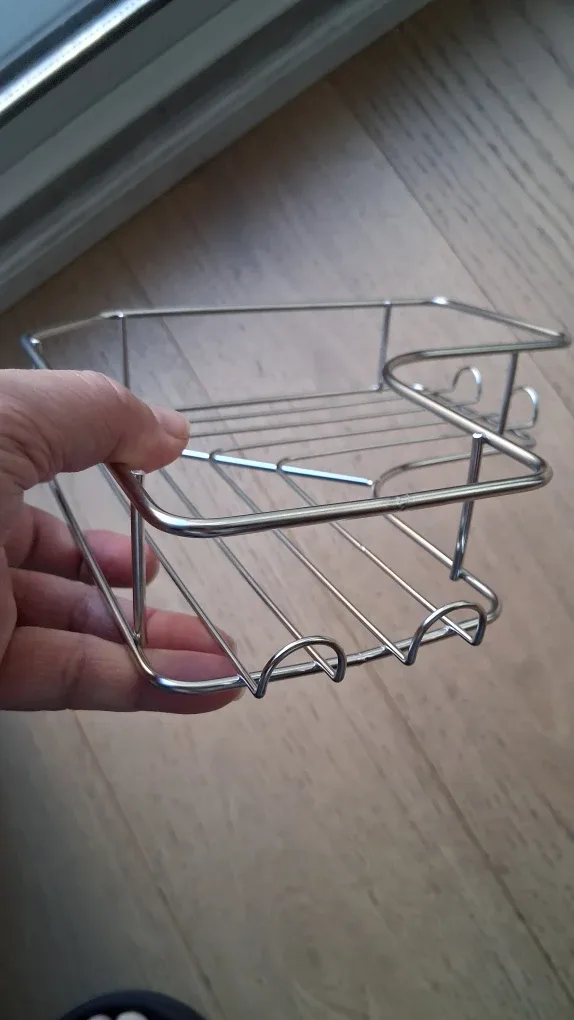 Three Shower Bathroom Shelves, Wall Mount  Stainless Steel image indicator(4)