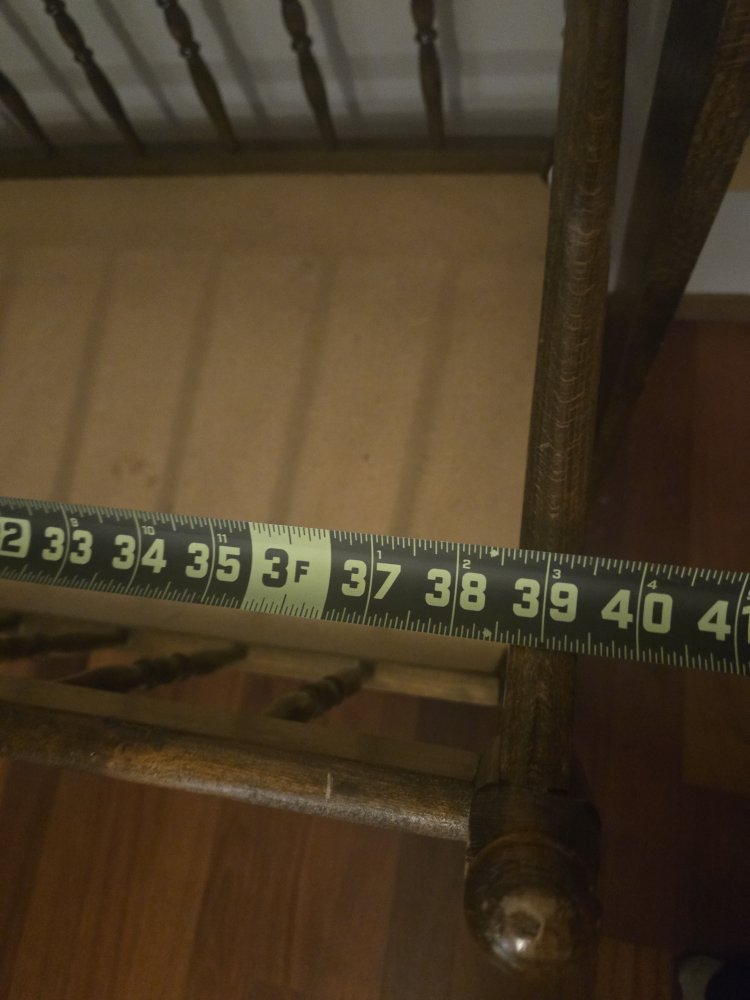 Vintage Wooden Baby Cradle - photo 3