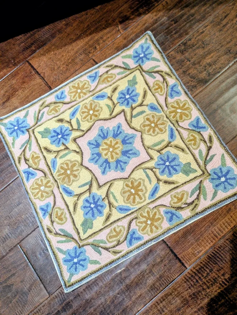 Hand embroidered cushion/pillow covers/cases . image indicator(5)