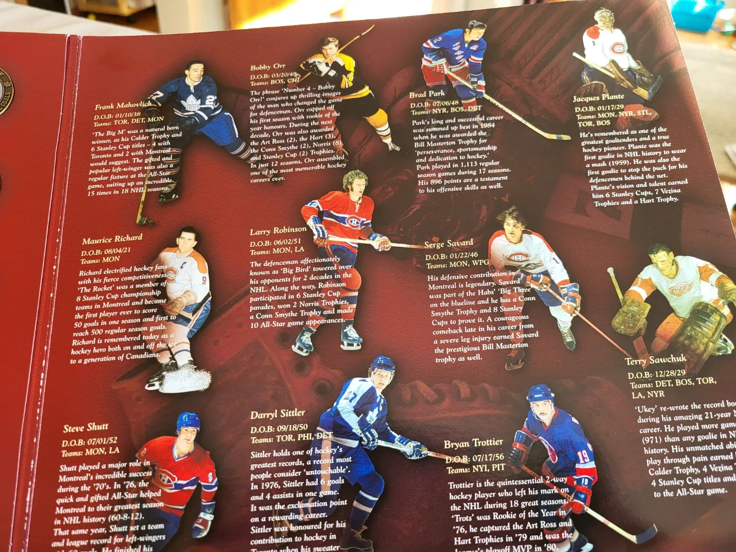 NHL Canadian Legends Medallion Collection image indicator(5)
