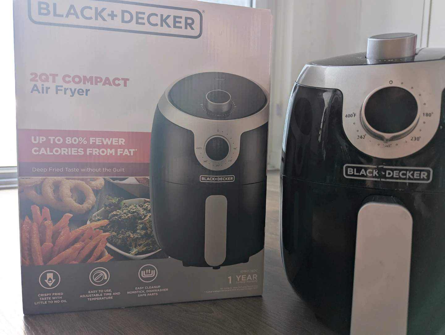 Black+Decker 2QT Compact Air Fryer - photo 3