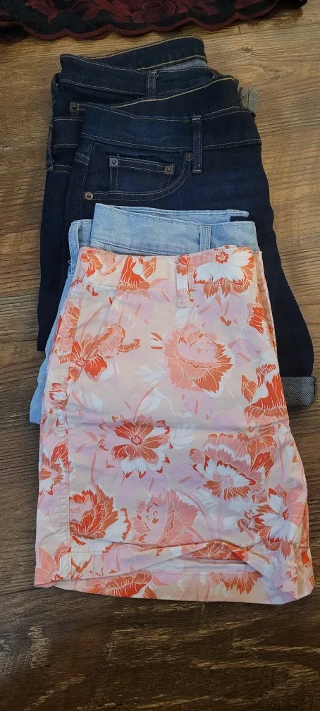 Mixed Clothing Bundle - Jeans, Shorts, Tops, Romper, Dress image indicator(3)