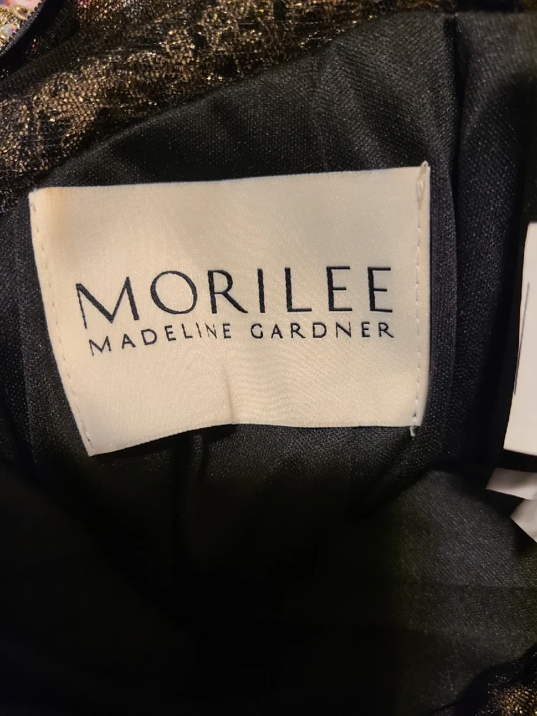 Morilee Madeline Gardner Black & Gold Dress image indicator(5)