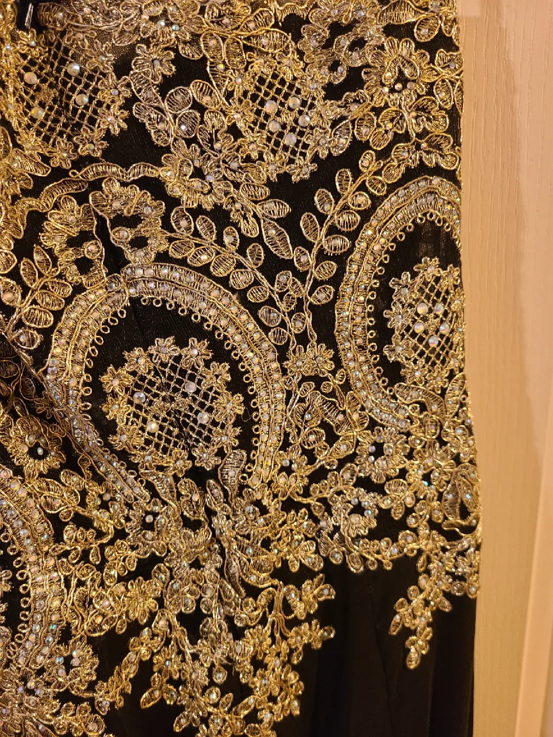 Morilee Madeline Gardner Black & Gold Dress image indicator(7)