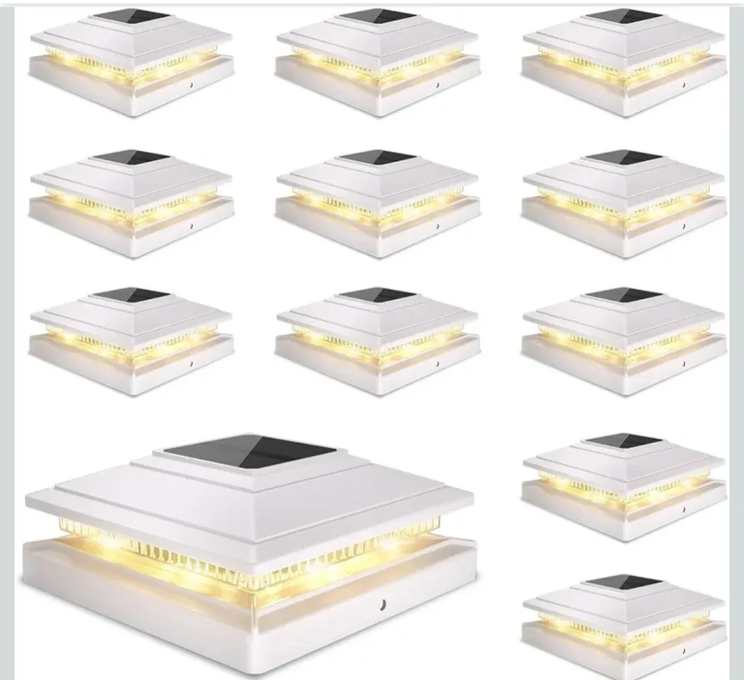 Solar Post Lights - Weaterprof Deck Lights pack of 12 New in box