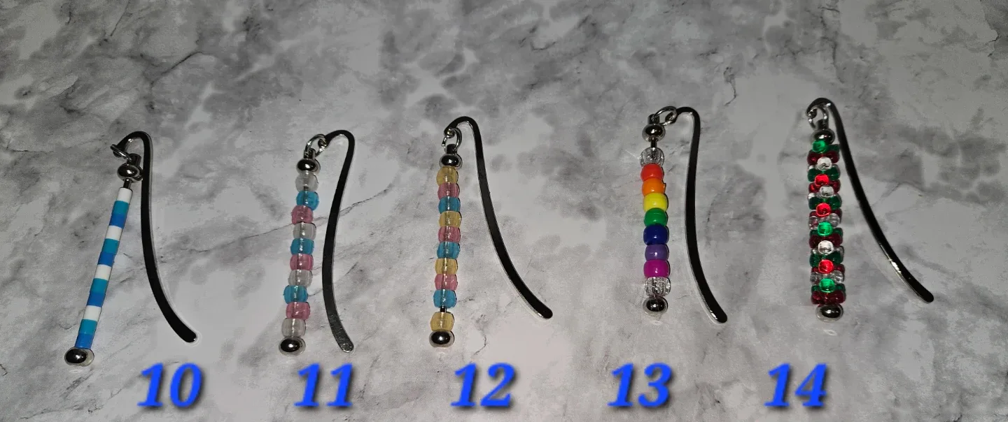 Hand-made beaded bookmarks image indicator(8)