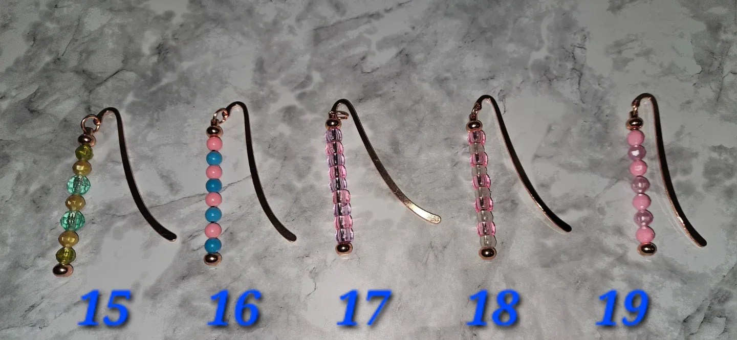 Hand-made beaded bookmarks image indicator(9)