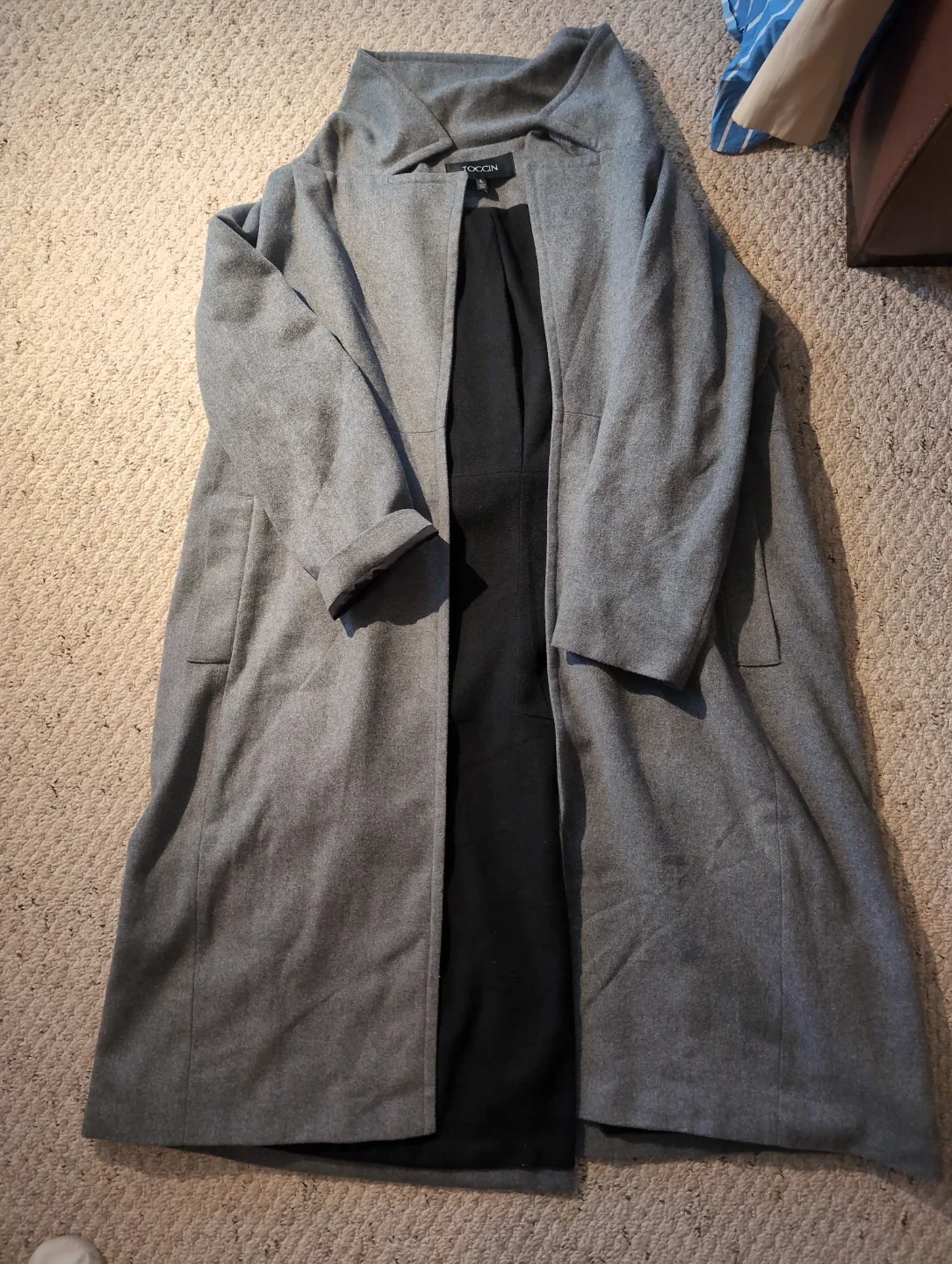 TOCCIN Grey Coat - Size XL