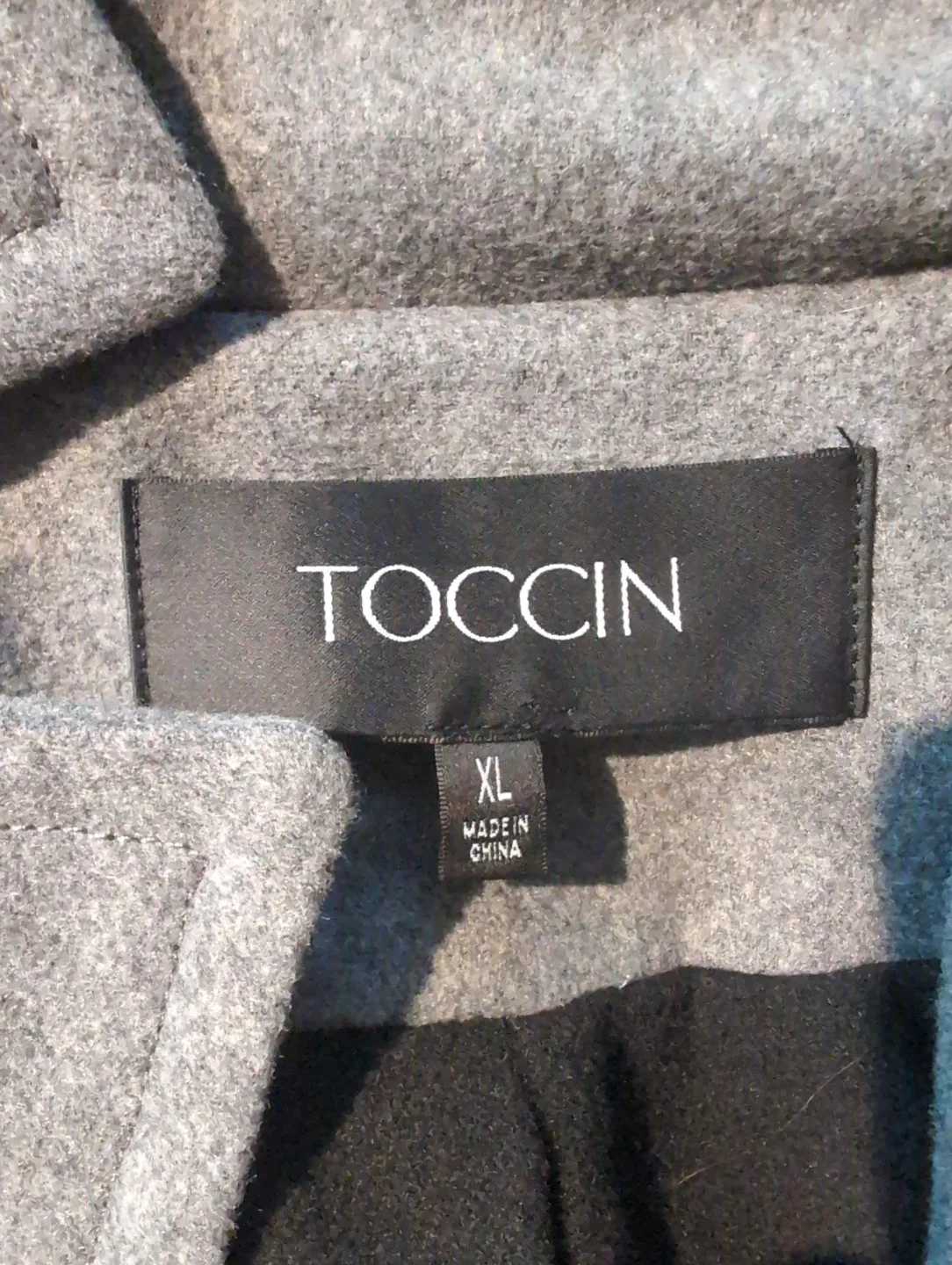 TOCCIN Grey Coat - Size XL image indicator(2)