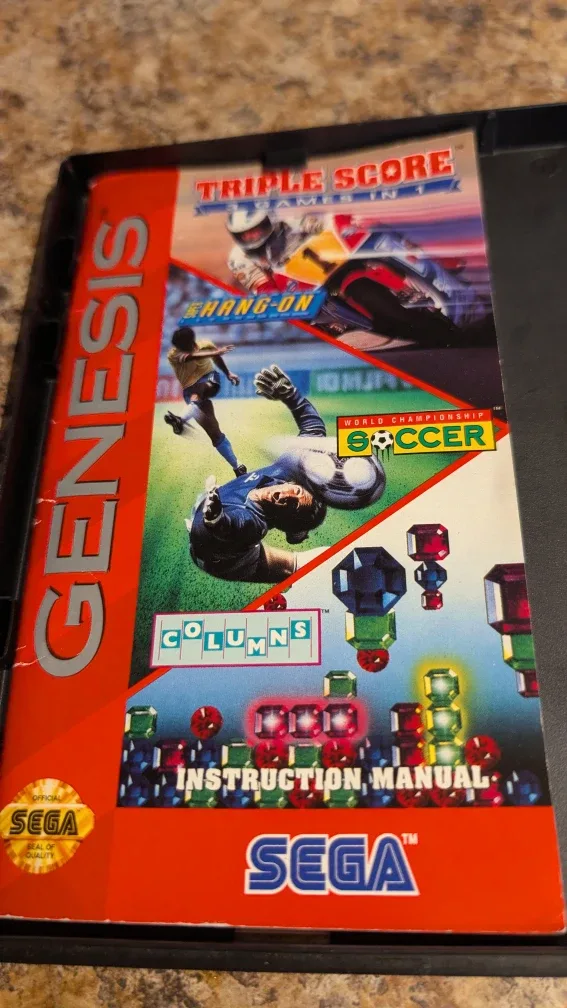Sega Genesis Triple Score 3 Games in 1 image indicator(9)