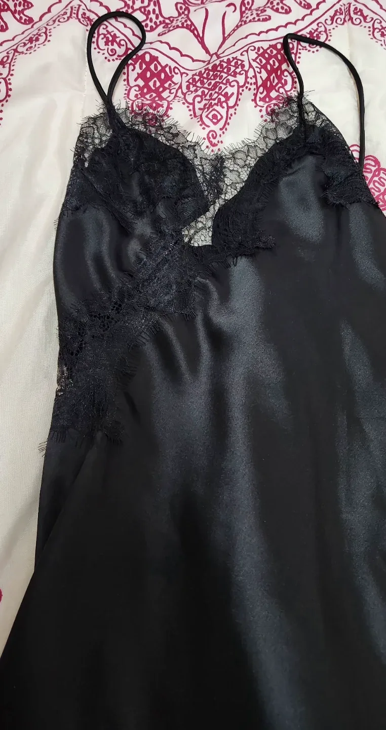 Fortnight Black Lace Cami - Size Small image indicator(2)