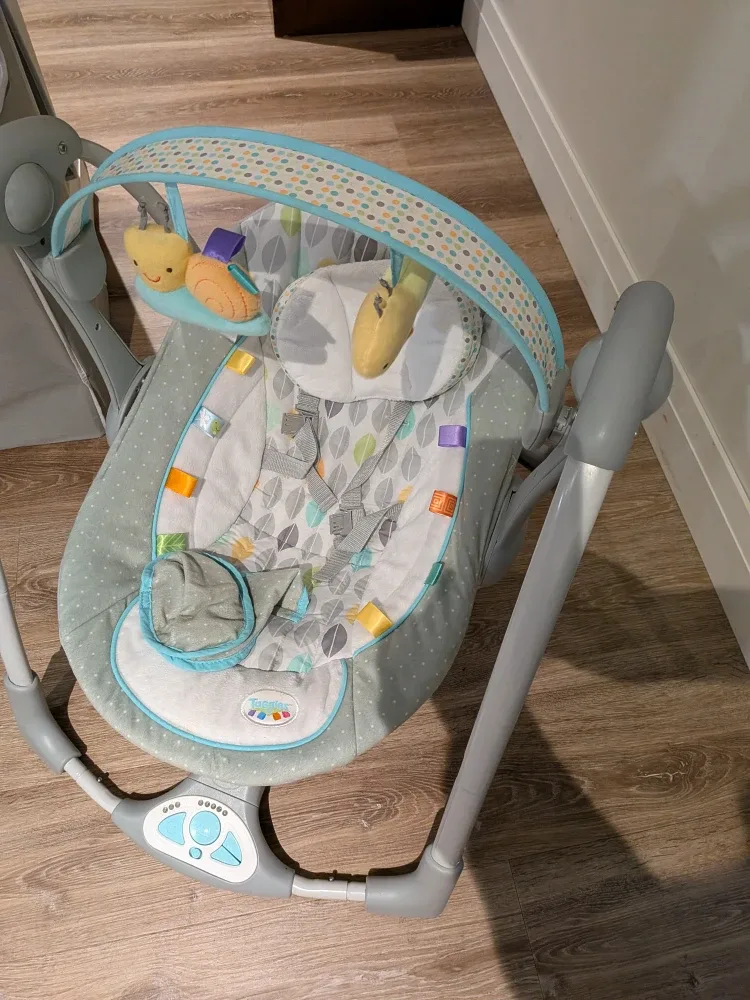 Ingenuity Twinkle Twinkle Teddy Bear Baby Swing image indicator(3)