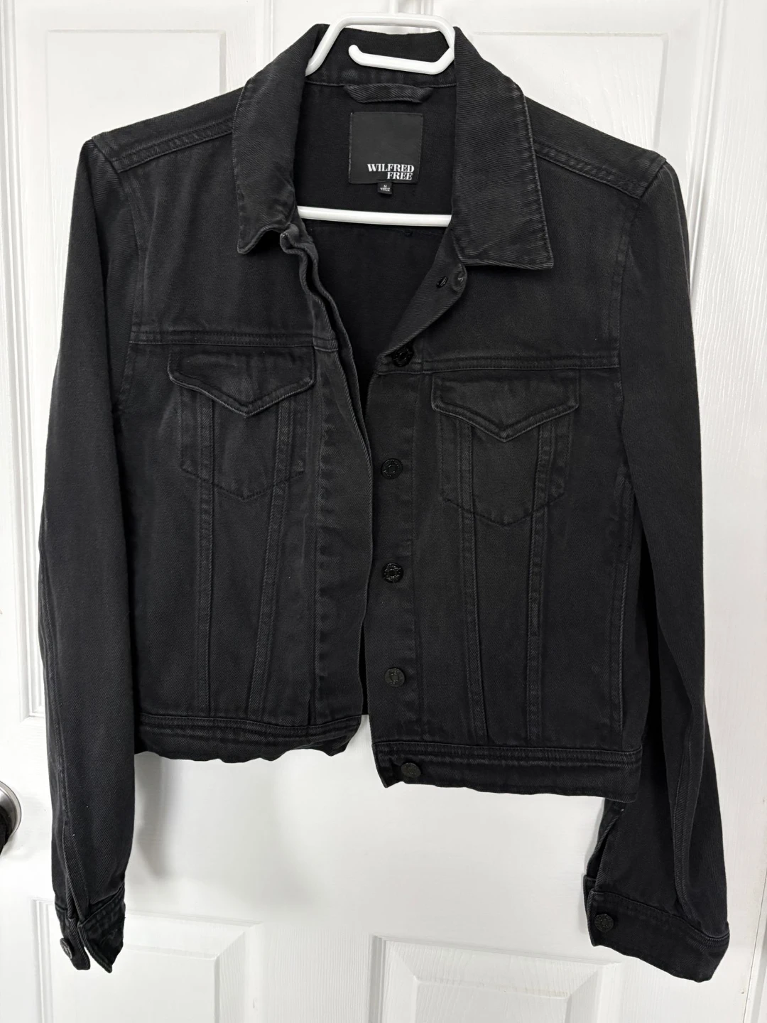 Wilfred Free Black Denim Jacket - Size M