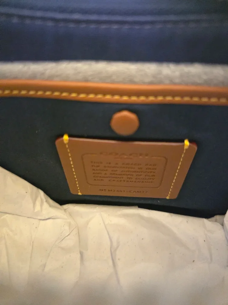 Coach Juliet 25 In Signature Jacquard In Dark Blue Denim image indicator(8)