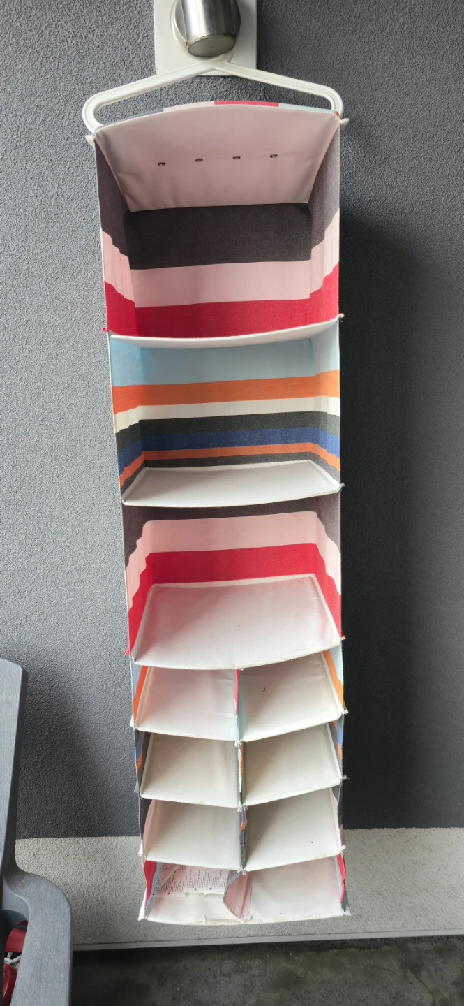 Hanging Shelf Organizer - Striped