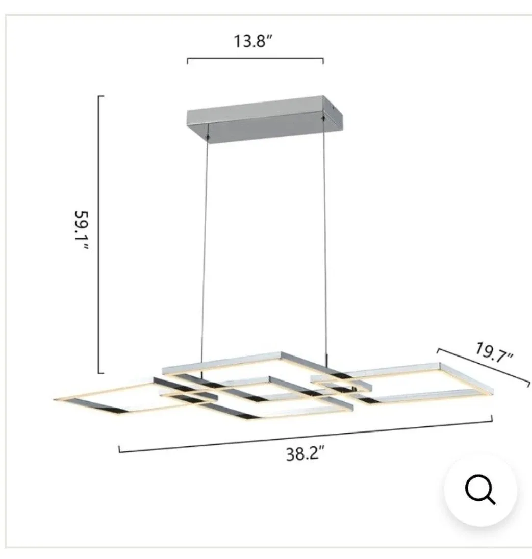 Modern Square Chandelier image indicator(2)