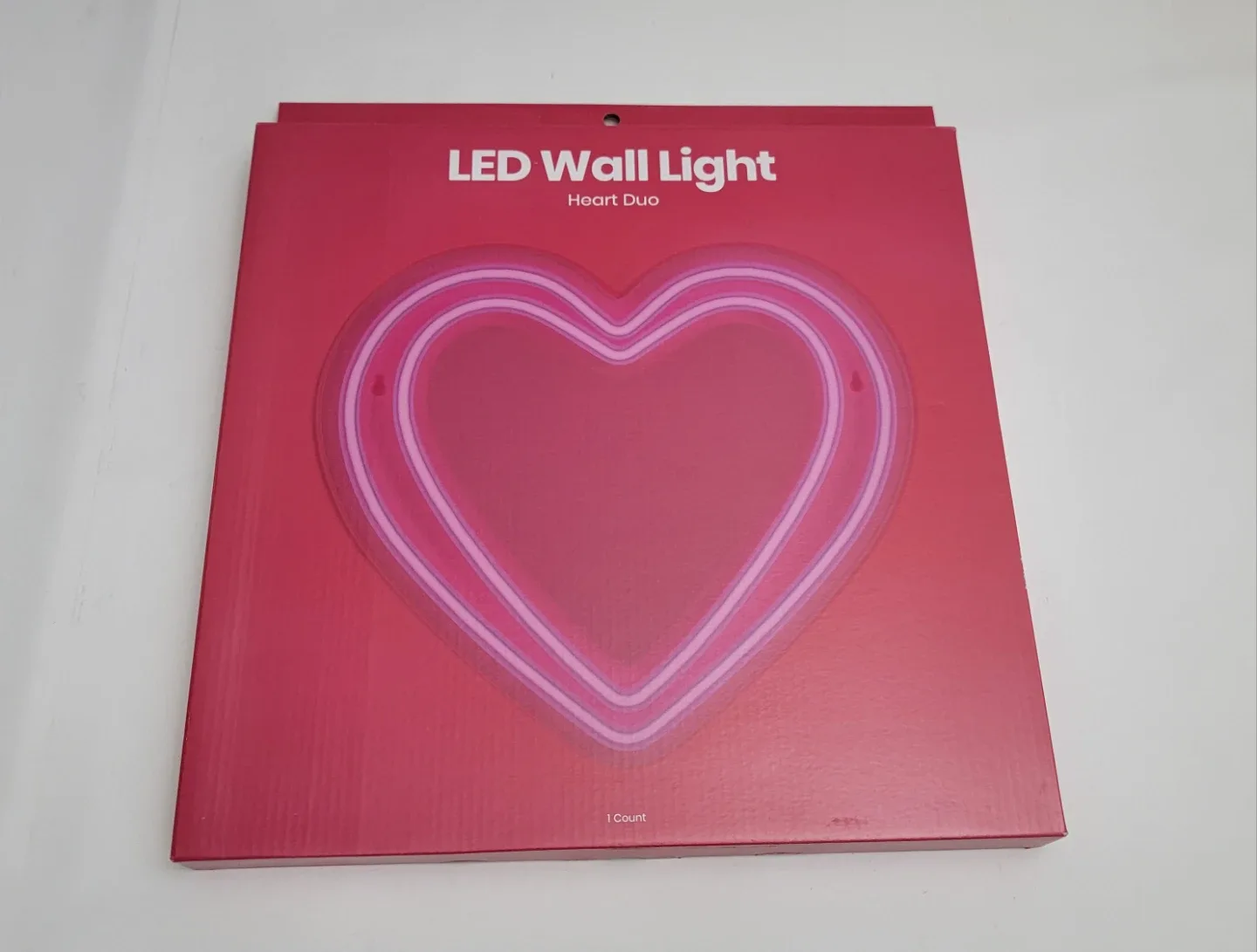 LED Heart Duo Neon Wall Light – USB & Battery Powered image indicator(5)
