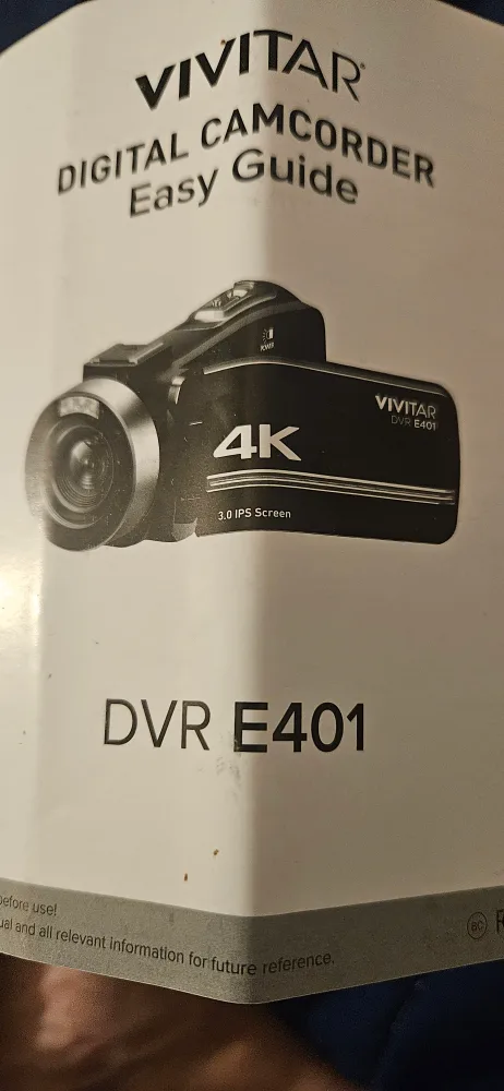 Vivitar DVR E401 4K Digital Camcorder - New in Box! image indicator(3)