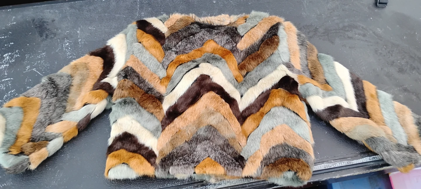 ALYSI Milano Fur Jacket - Multi-Color - photo 2