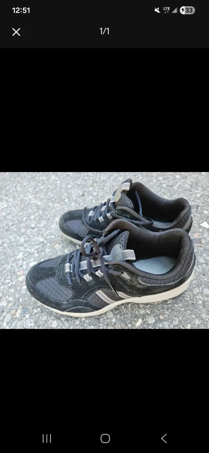 Black Running Shoes 8.5