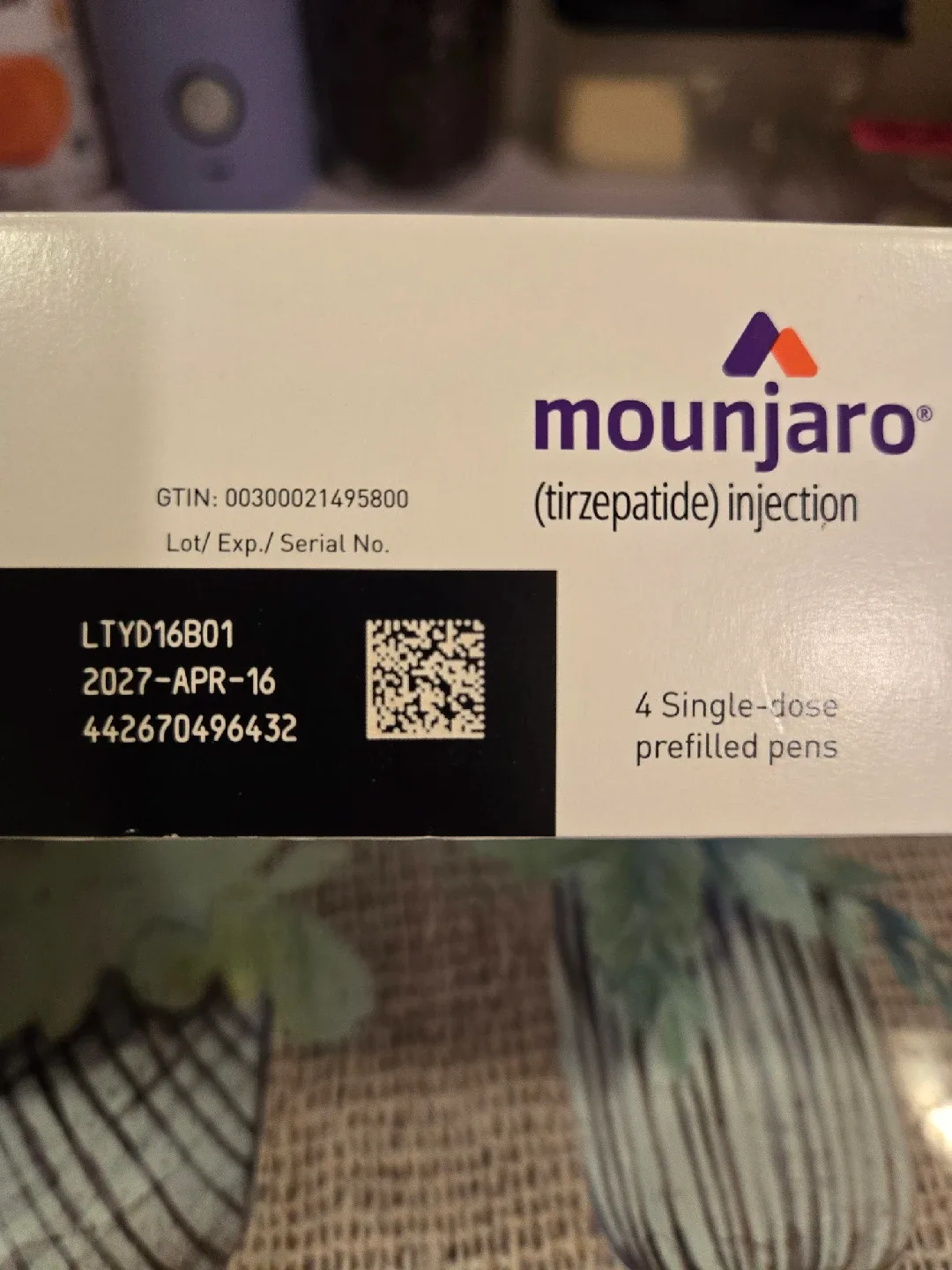 Mounjaro (tirzepatide) injection 5mg/0.5mL - 4 pens image indicator(3)